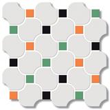 Porcelain Mosaic Octagon Porcelain Mosaic 