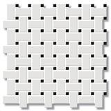 Porcelain Mosaic Basket Weave Porcelain Mosaic 
