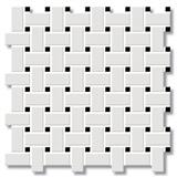 Porcelain Mosaic Basket Weave Porcelain Mosaic 