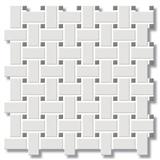 Porcelain Mosaic Basket Weave Porcelain Mosaic 