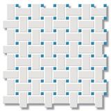 Porcelain Mosaic Basket Weave Porcelain Mosaic 